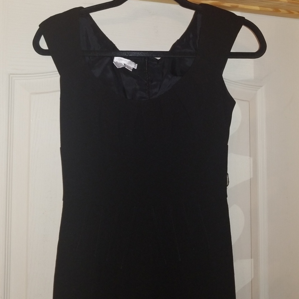 (2 for $10)Size 2 black midi dress